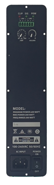 L83A Active Dante Column Speaker