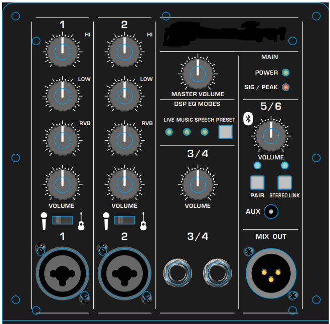 CL1 Series Active Column Speakers