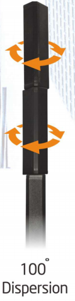 CL8-3.5+CL12SA Series Active Column Speakers