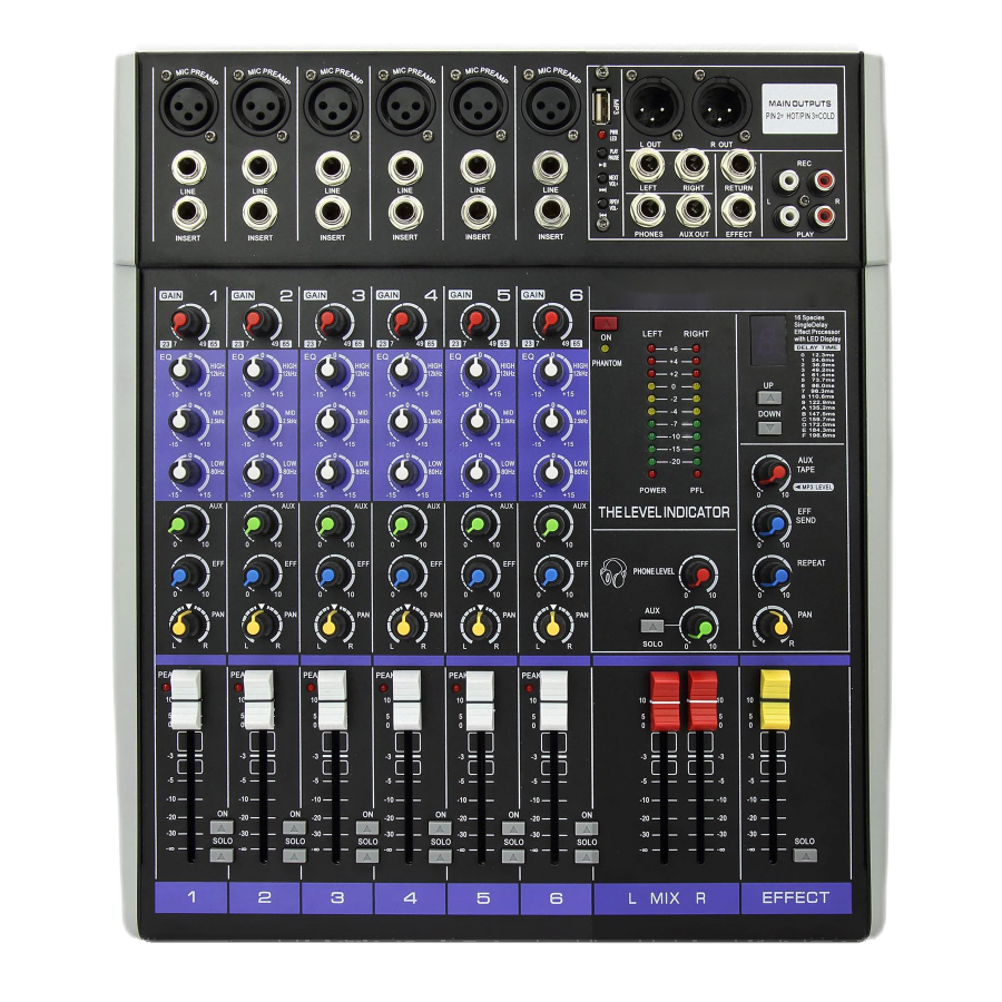 RX6 Series Analog Mixer