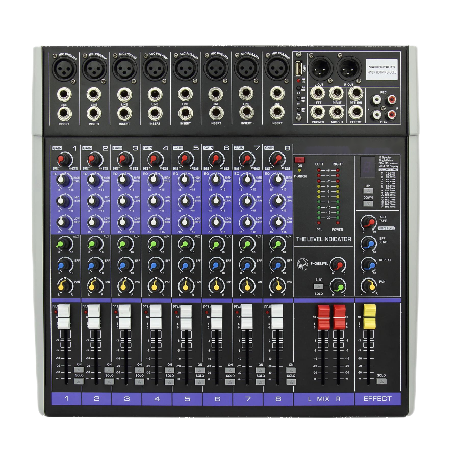 RX8 Series Analog Mixer