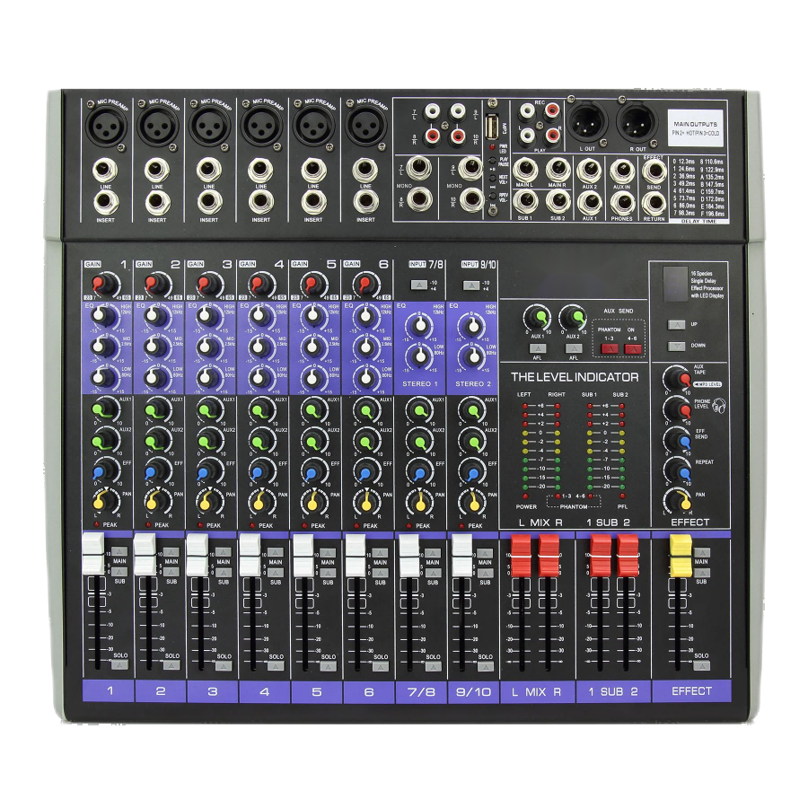 RX10 Series Analog Mixer