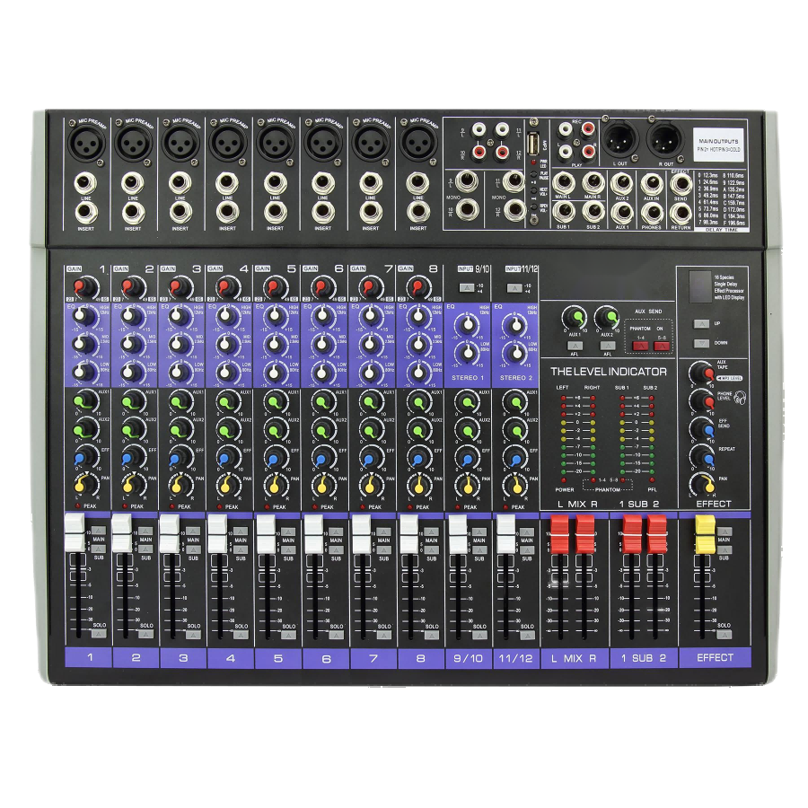 RX12 Series Analog Mixer