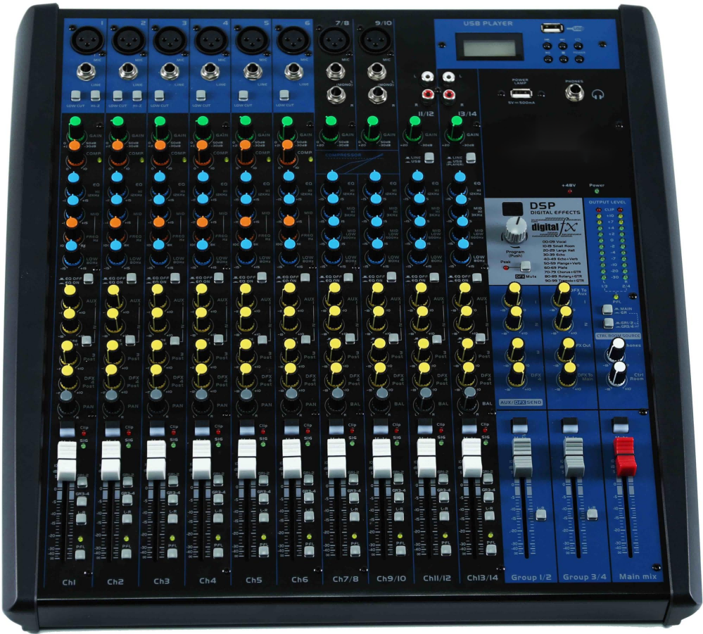 FX12M Series Analog Mixer
