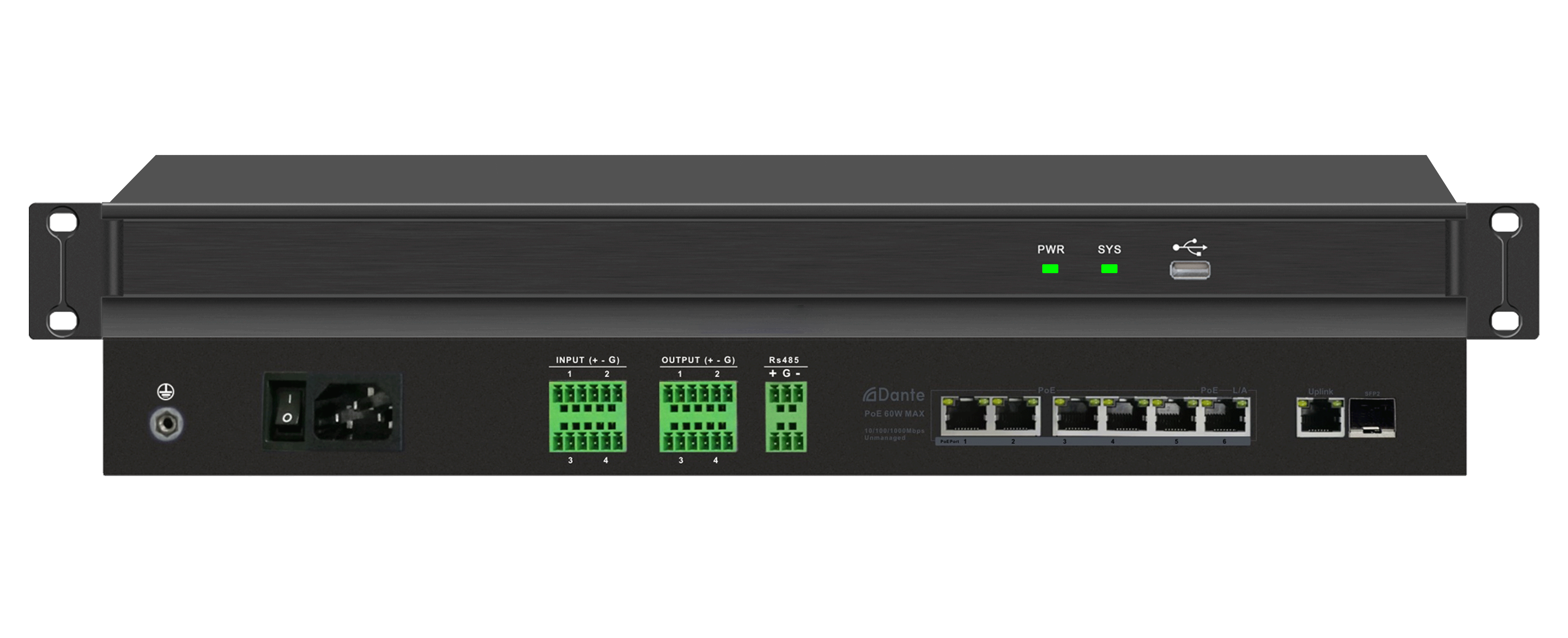 DT44 Series DANTE DSP