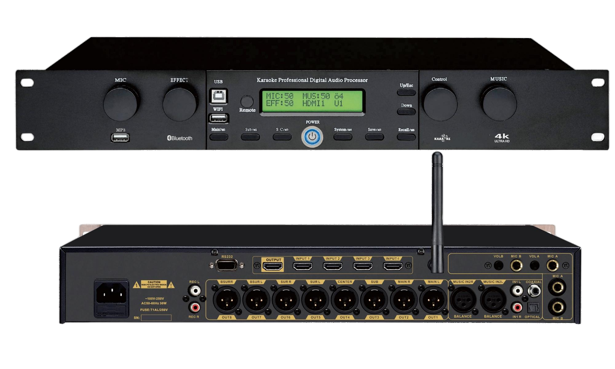 VK730  7.1 HD 3D Home Theater Integrated Decoder (KTV & Cinema)