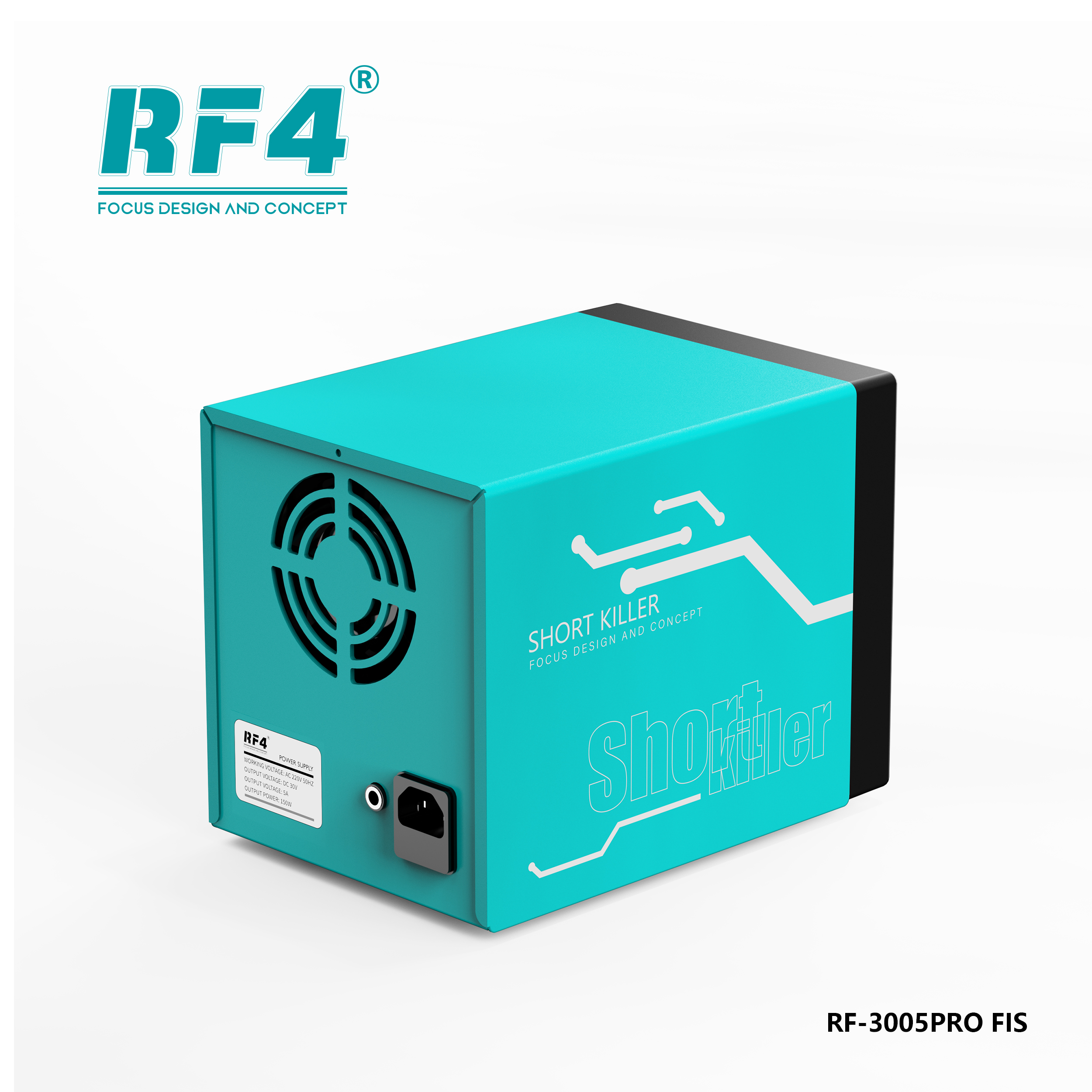 RF4 RF-3005Pro 30V / 5A High Precision Adjustable DC Stabilized Power Supply with Pointer Gauge