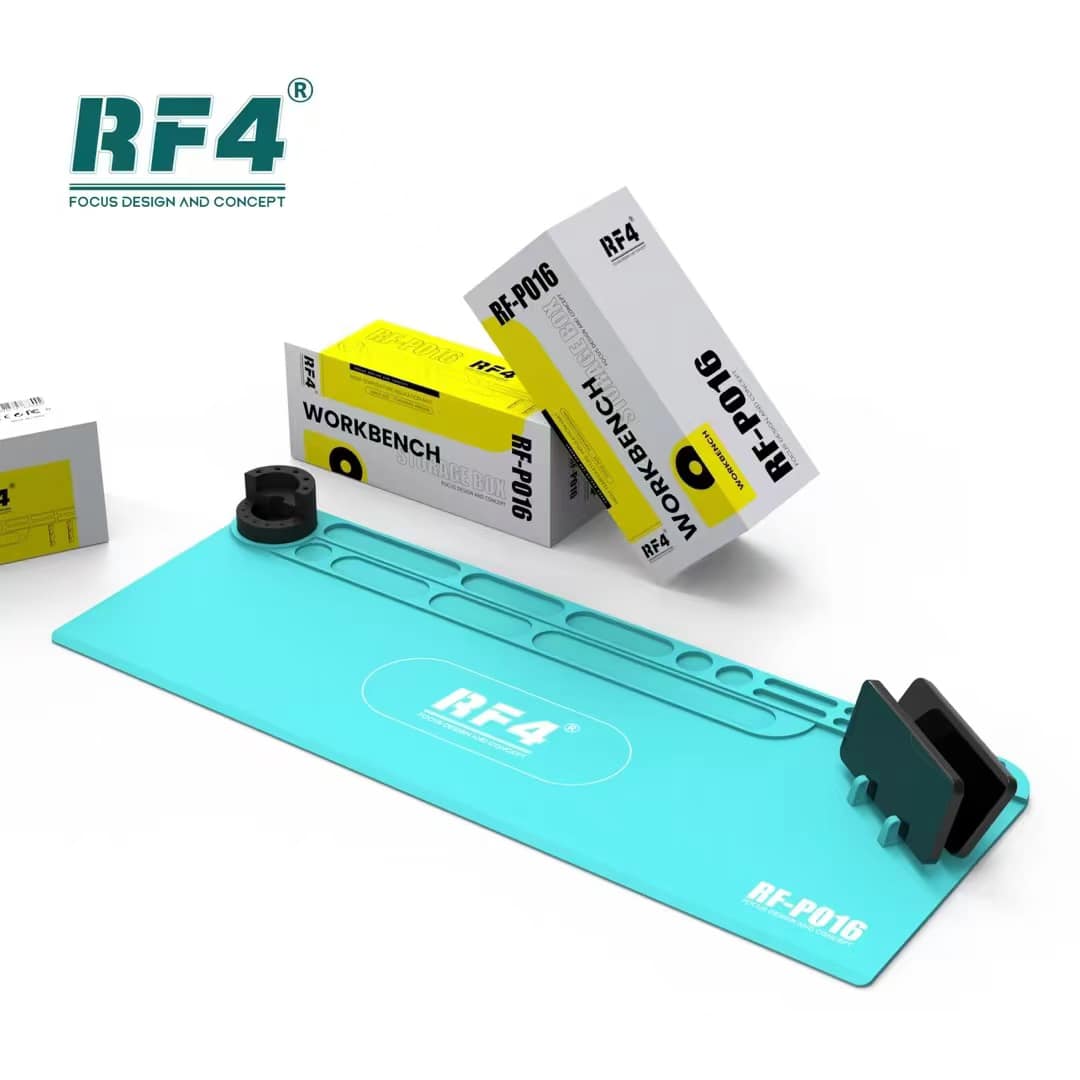 RF4 RF-PO16 Long Type Multifunctional High-Temperature Resistant Silicone Pad with Storage Bracket
