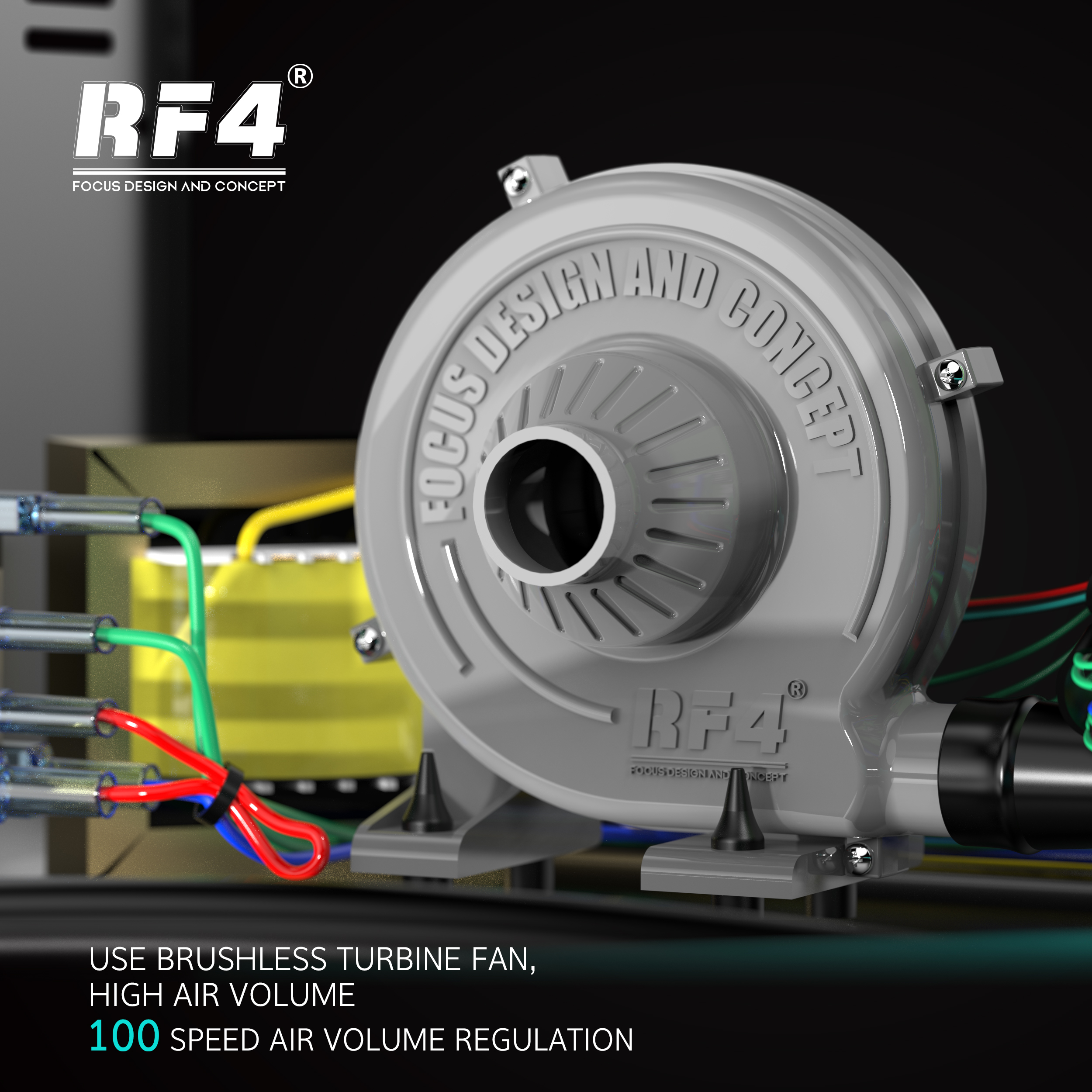 RF4 RF-H5 800W Hot Air Gun Soldering Station
