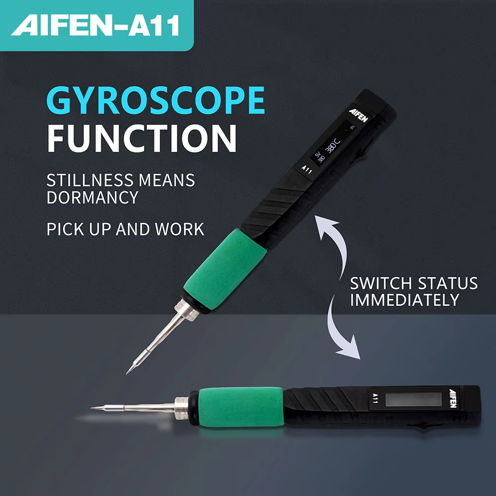 Aifen A11 Portable USB Charging Soldering Iron Compatible C210 Handle