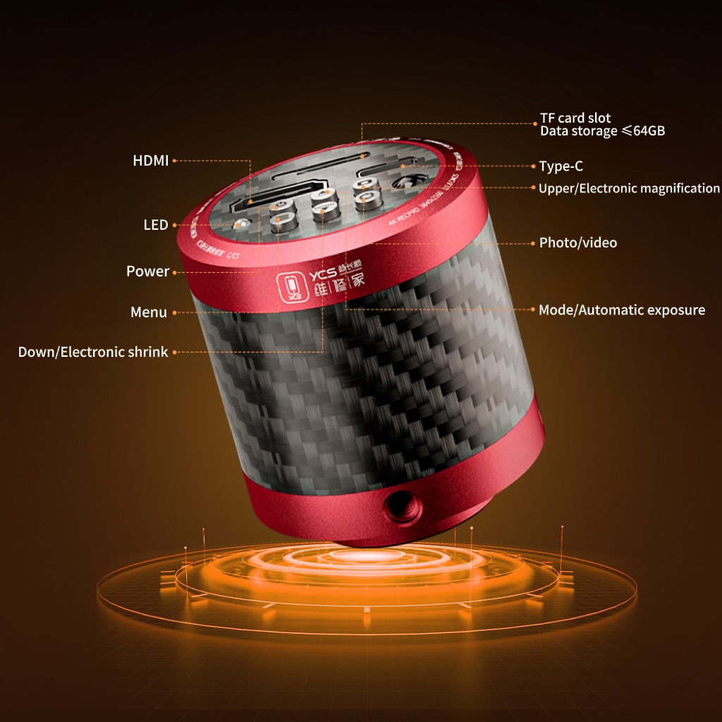  YCS X80 CMOS Sensor Microscope Camera