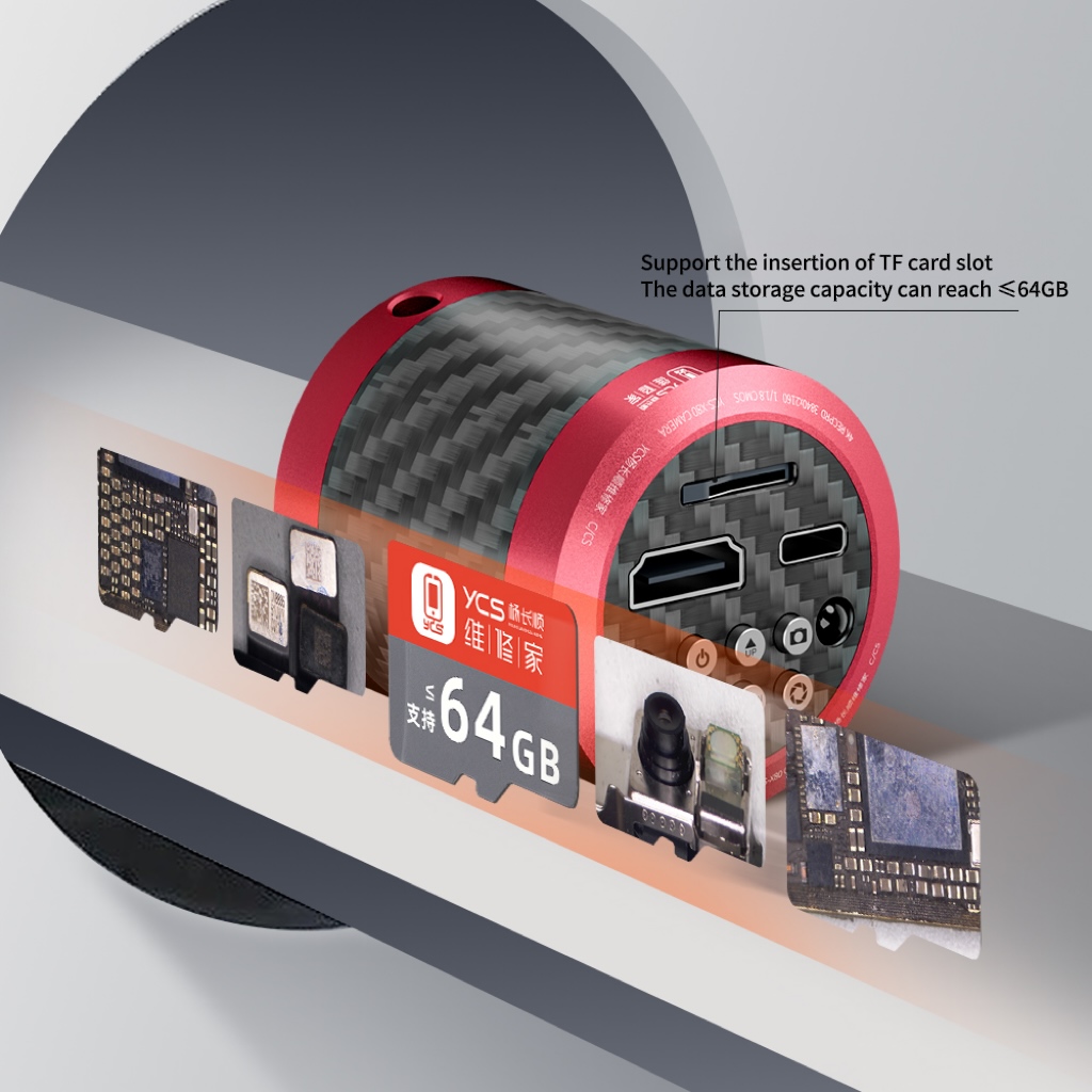  YCS X80 CMOS Sensor Microscope Camera