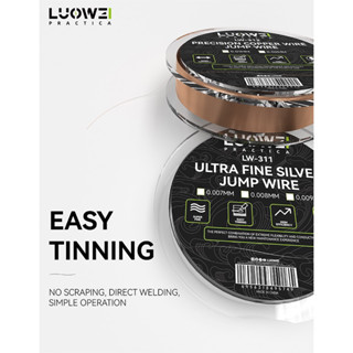 Luowei Mobile Phone Repair Copper / Silver Jump Wire for Motherboard Jumper Fingerprint Repair