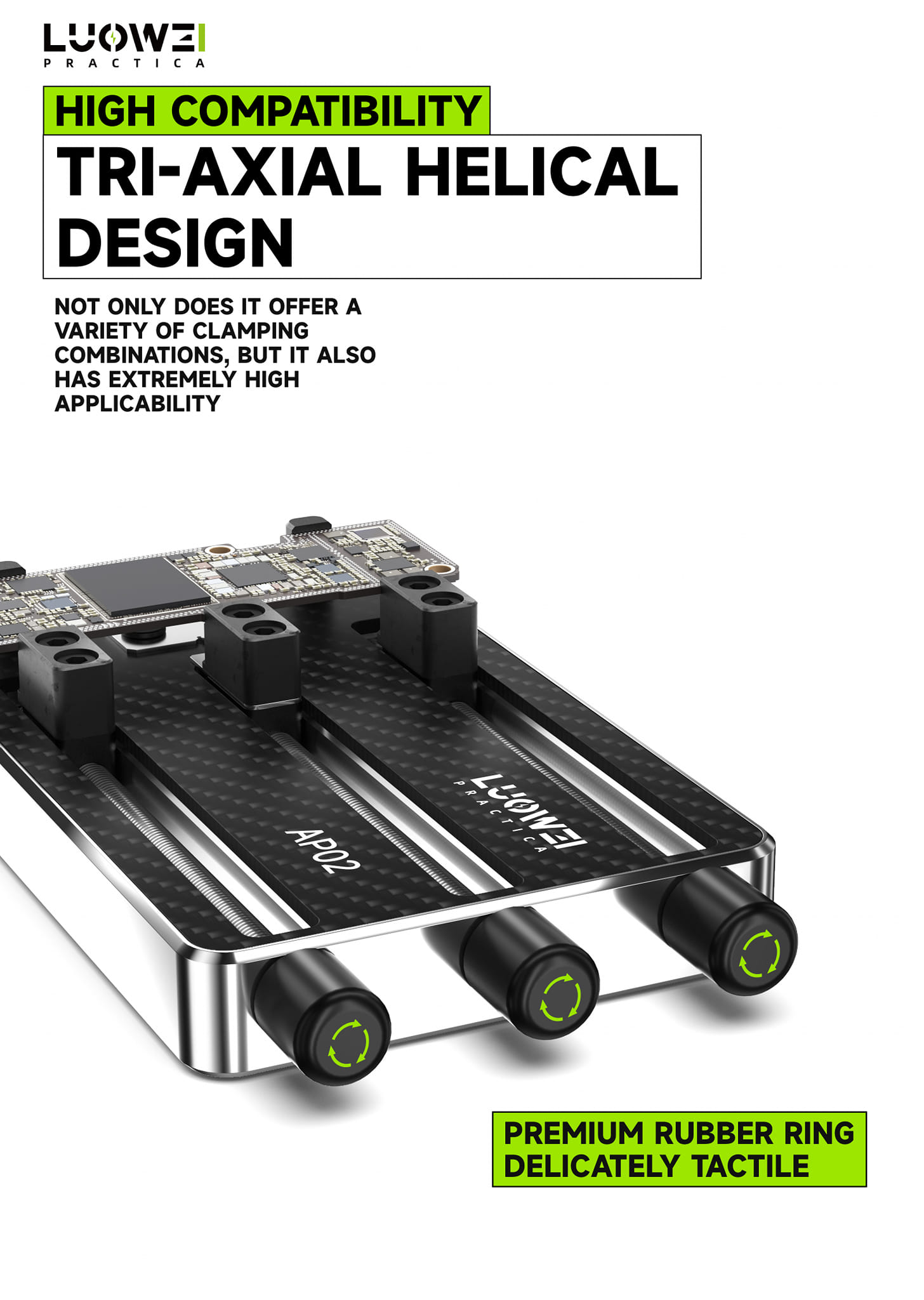 Luowei LW-AP02 Triaxial High-Temperature Carbon Fiber Motherboard Fixture