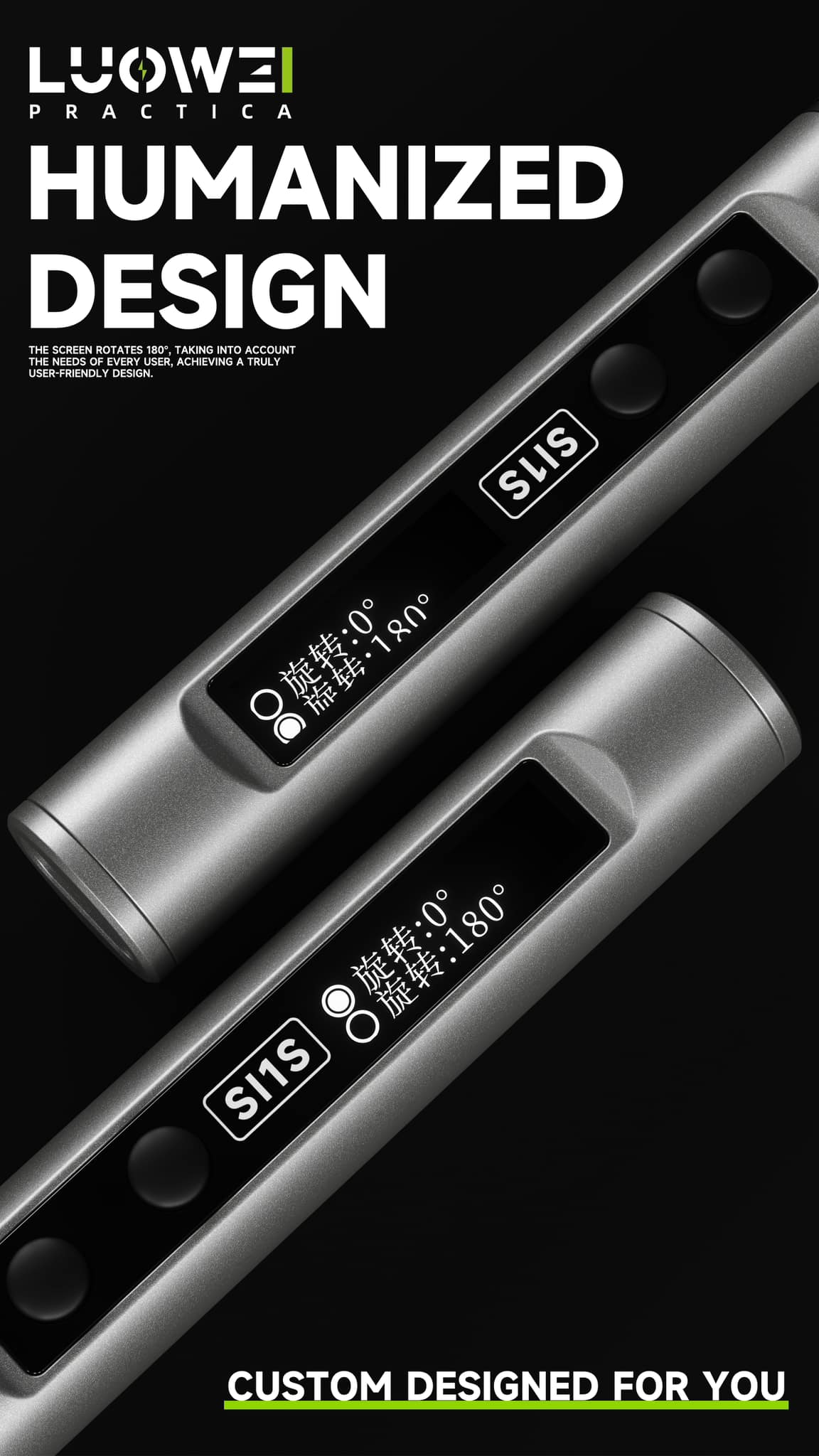 Luowei LW-SI1S 210W Portable Intelligent Electric Soldering Iron with Automatic Sleep