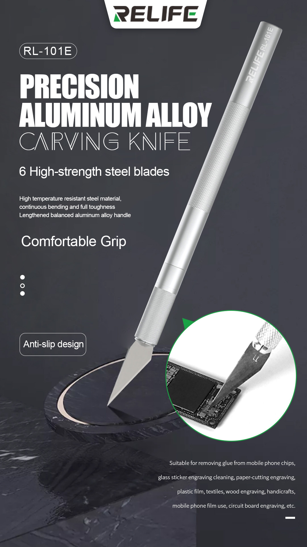 Relife RL-101e 6 Blade Knife Set