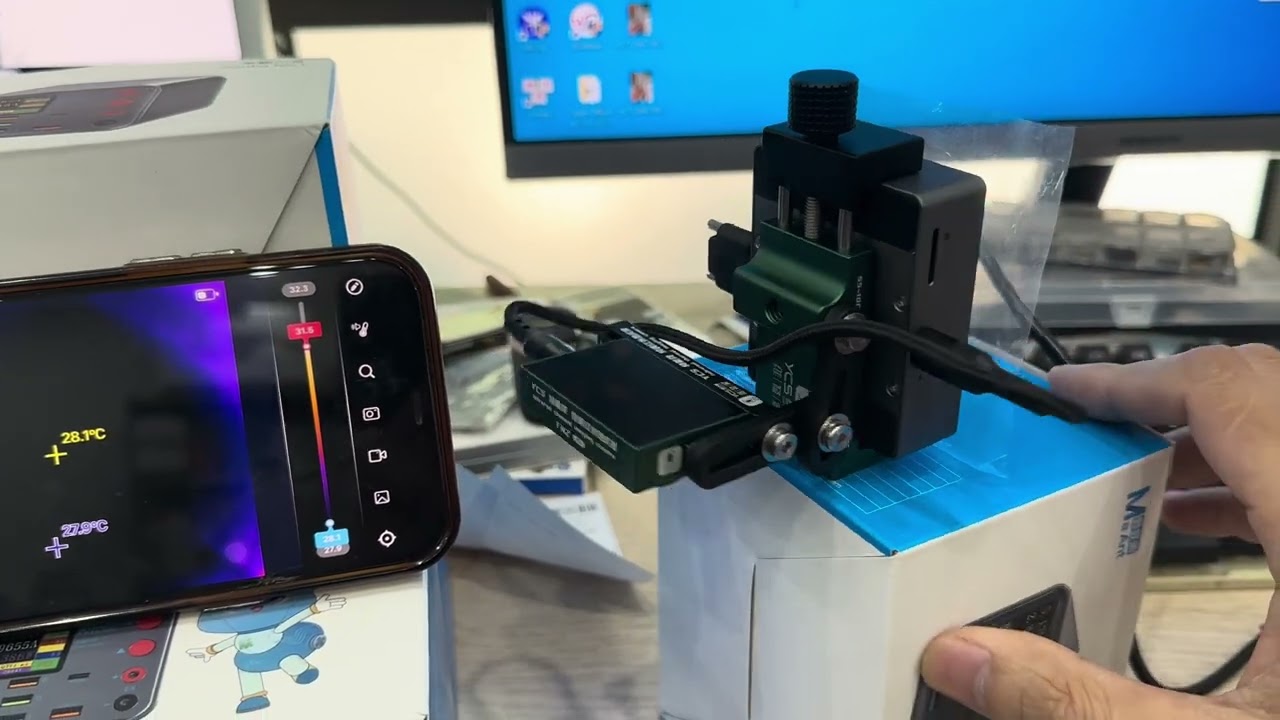 YCS TNZ Microscope Infrared Thermal Imaging Camera 