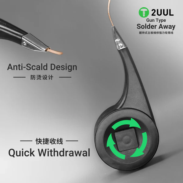 2UUL DW21 Solder Away Anti-Hot Desoldering Wick