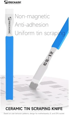 MECHANIC CS-12 High Toughness Ceramic Tin Scrapper