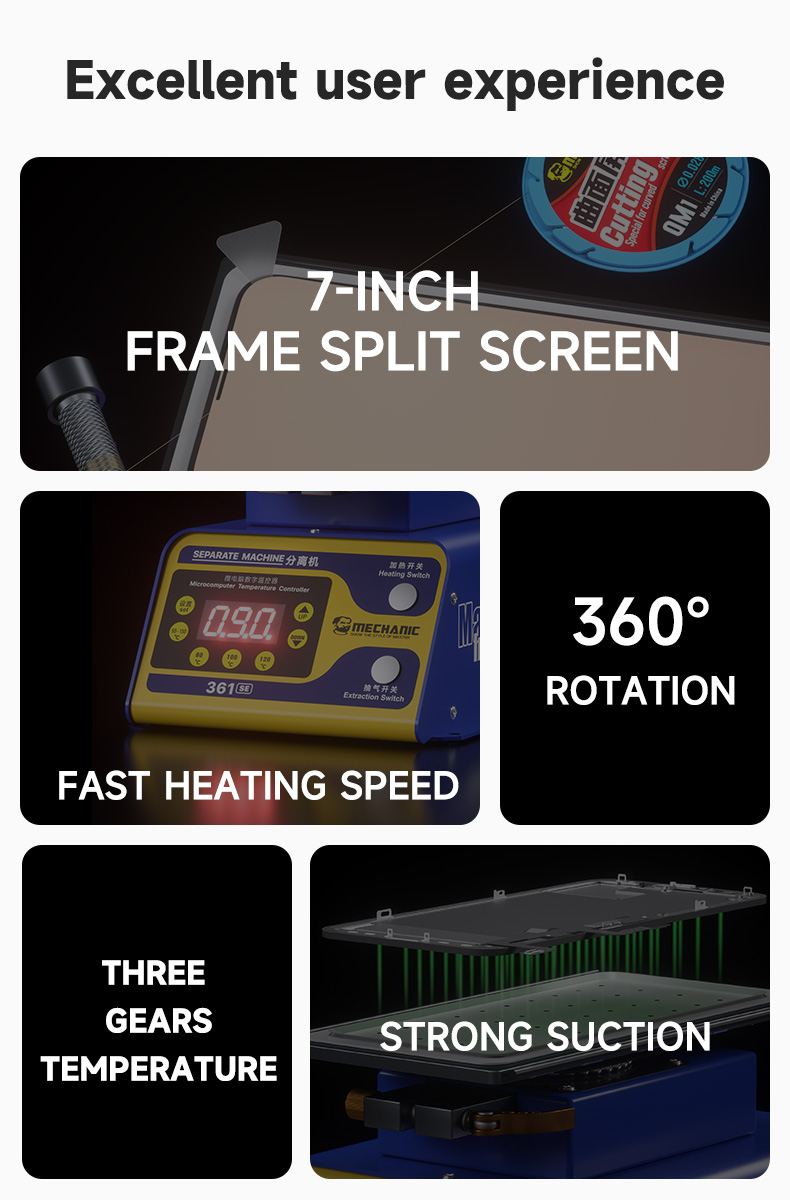 Mechanic 361 SE Lcd Screen Separator Heating Pad