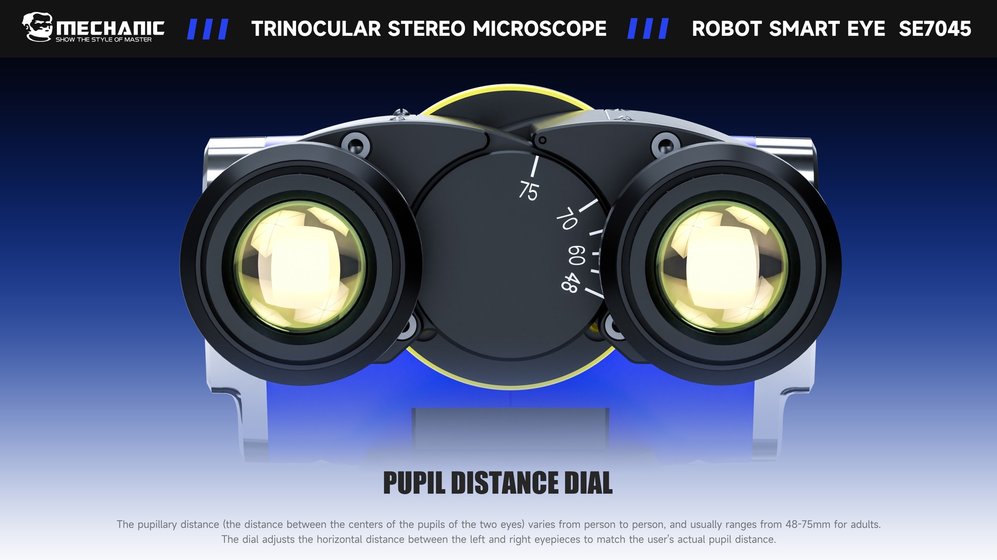 Mechanic Smart Eye Advance Trinocular Microscope