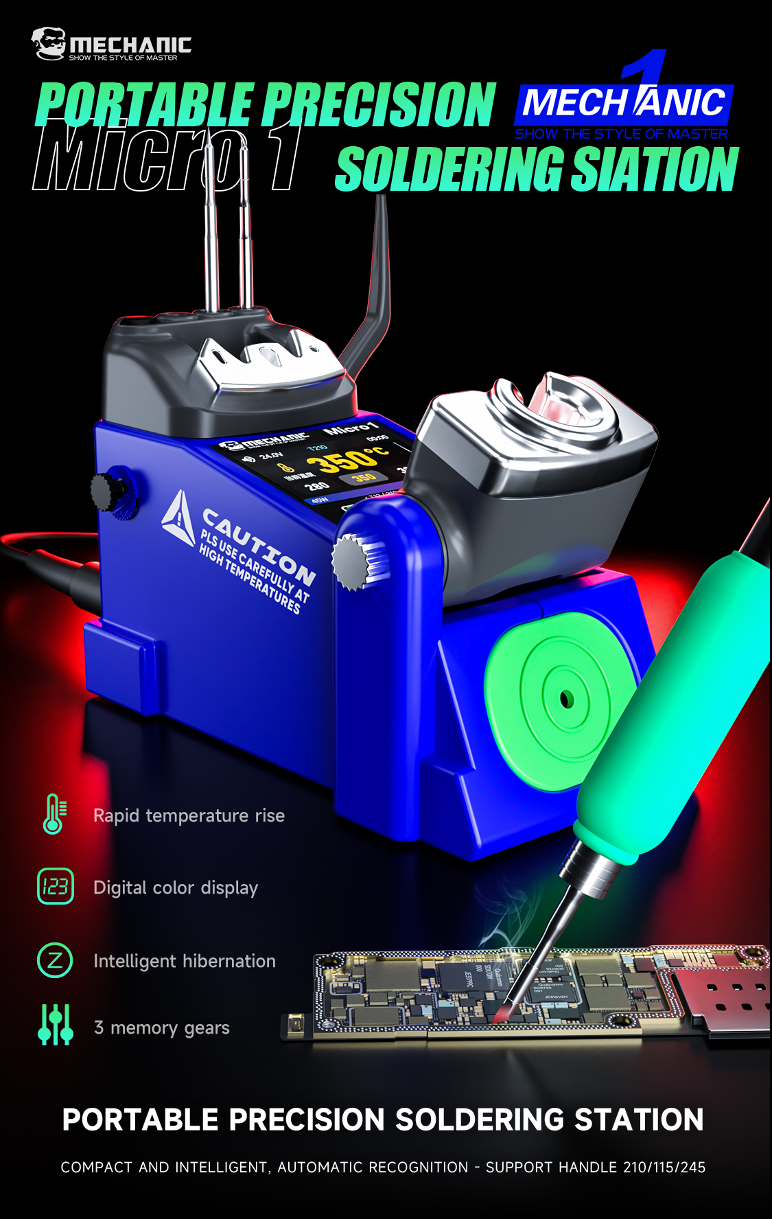 Mechanic portable soldering station MICRO 1