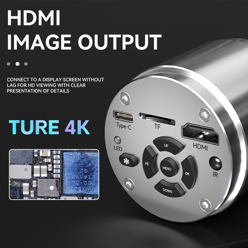 Luowei Microscope Camera 4K/2K Resolution FHD