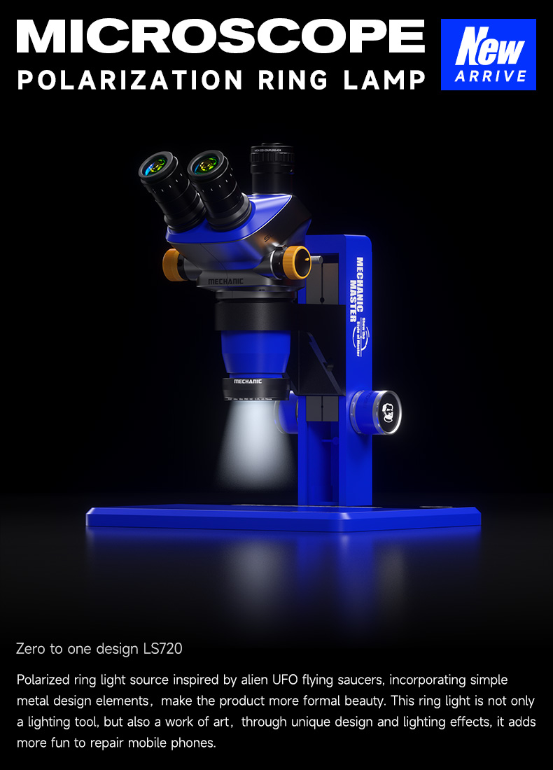 MECHANIC LS720 Microscope Polarization Ring Lamp