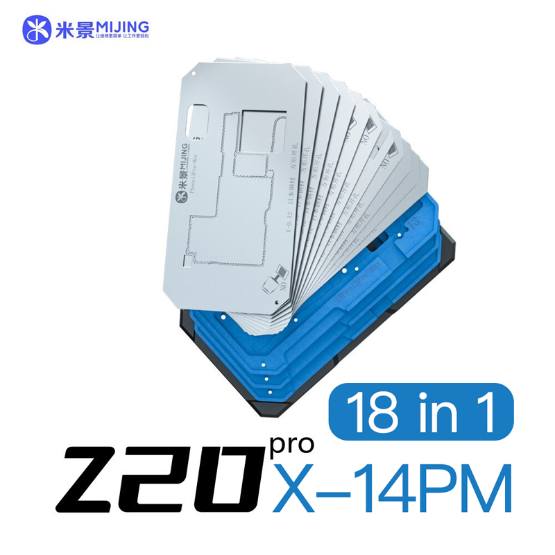 Mijing Z20 Max Middle layer plates for Iphone X-16 set