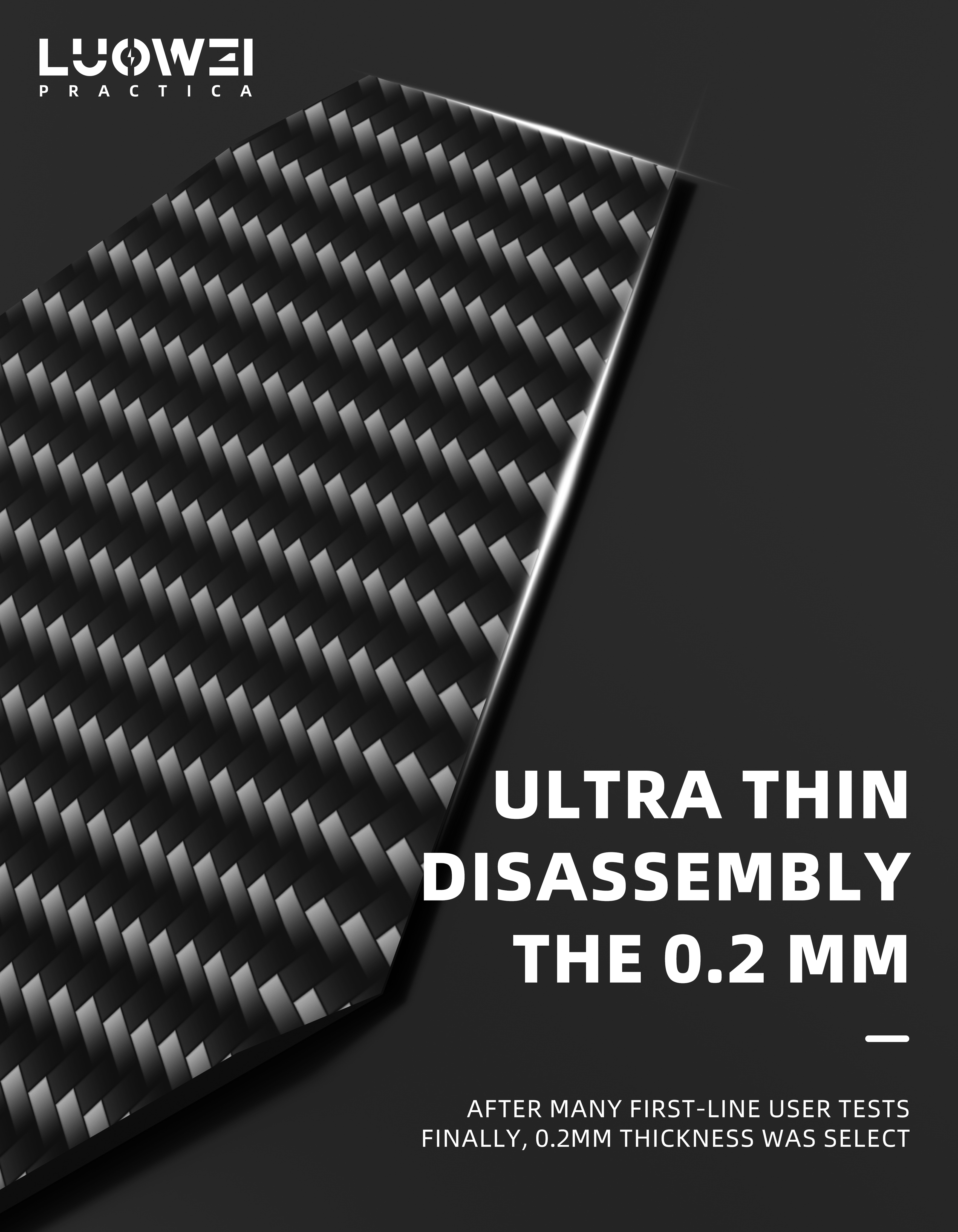 Luowei Carbon Fiber Pry Tool