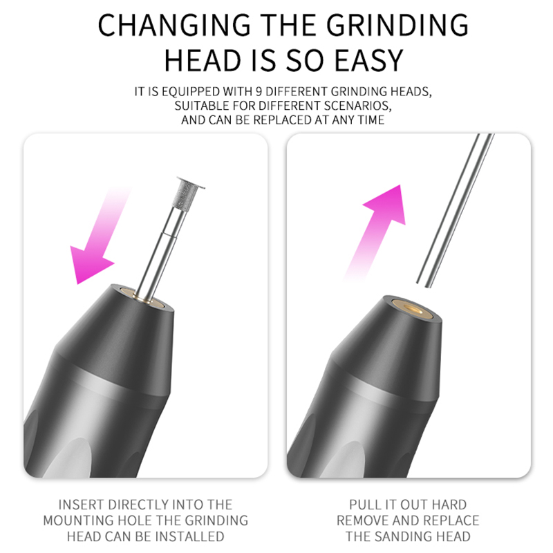  Luowei P2 POLISHING PEN Smart Adjustable Electric Mini Grinder