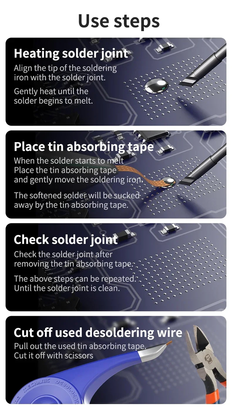 Mechanic Sr20 Soldering Wick with handle