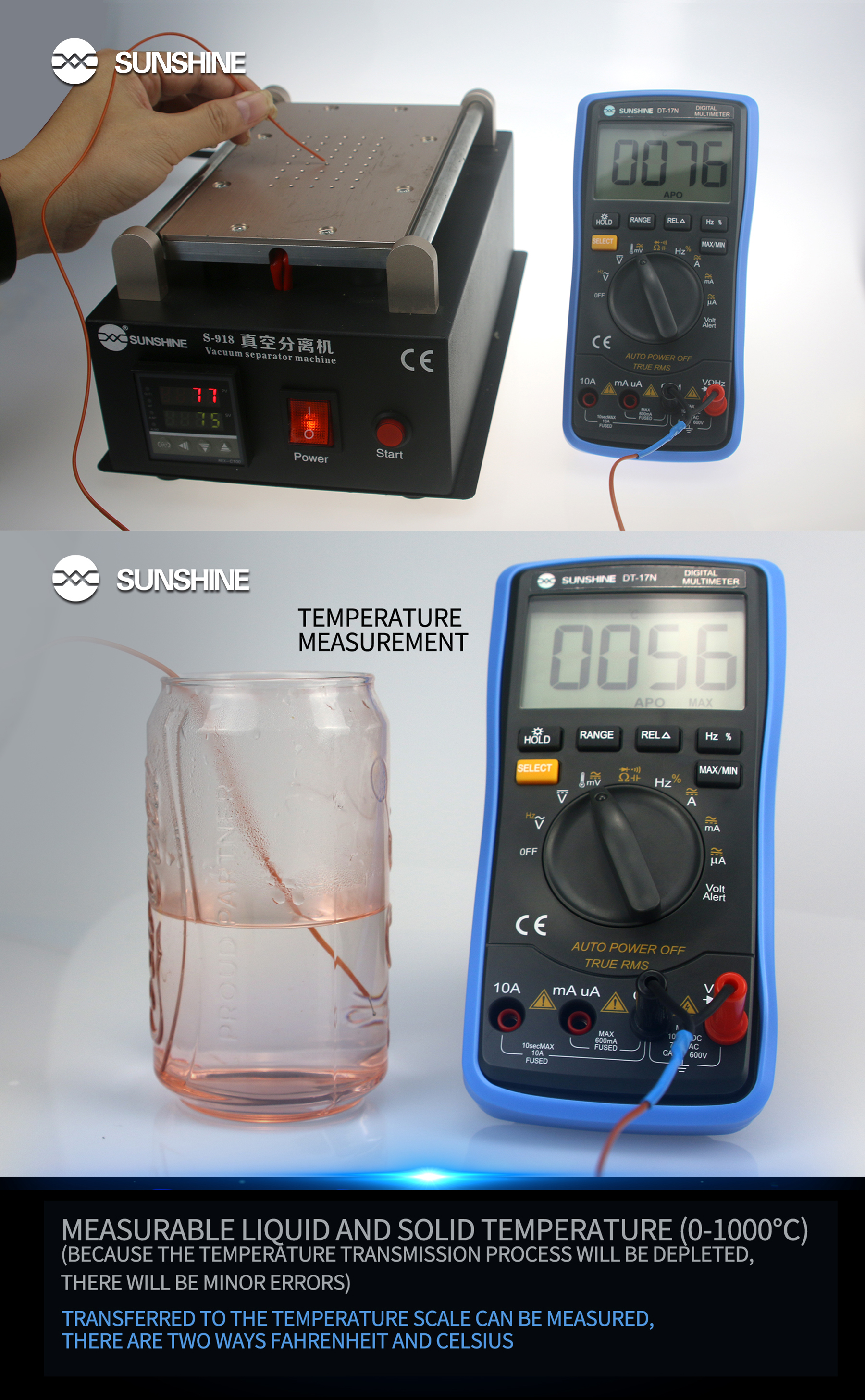 SUNSHINE DT-17N Digital Multitester