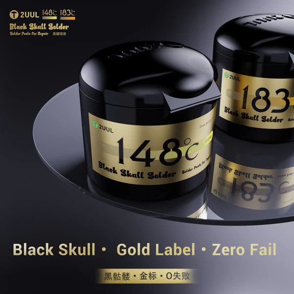 2UUL Black Skull Soldering Paste no Cold Solder