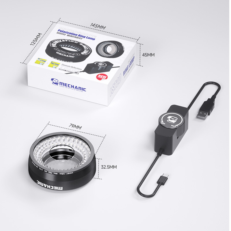 MECHANIC LS720 Microscope Polarization Ring Lamp