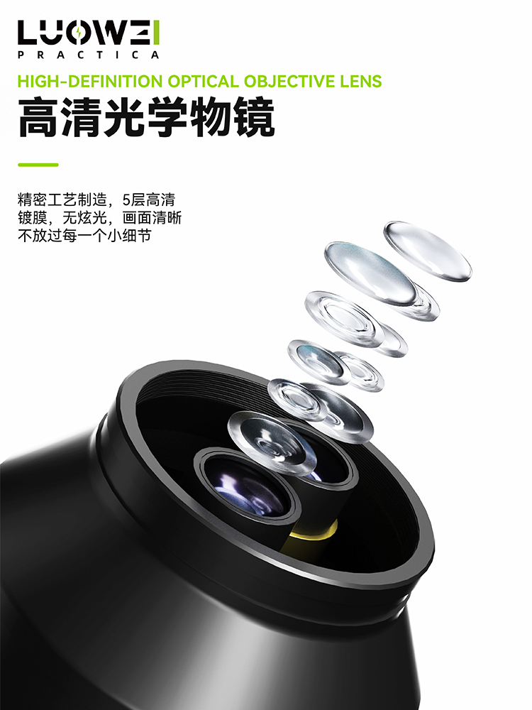 Luowei LW-TR01-B3TV limited edition microscope