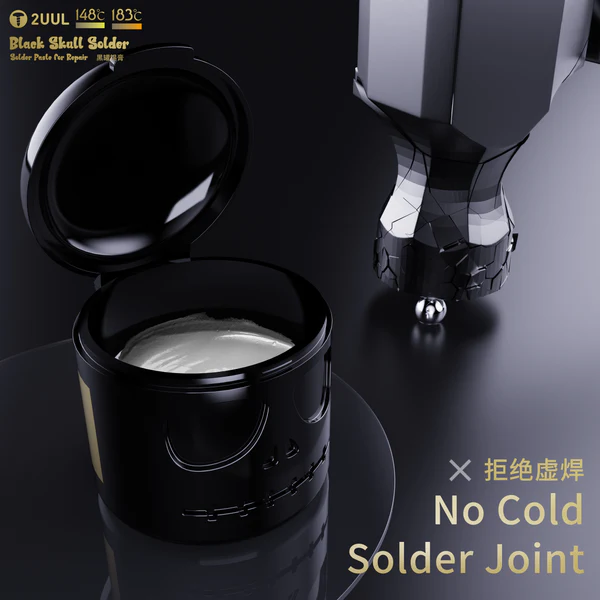  2UUL Black Skull Soldering Paste Zero Cold Solder