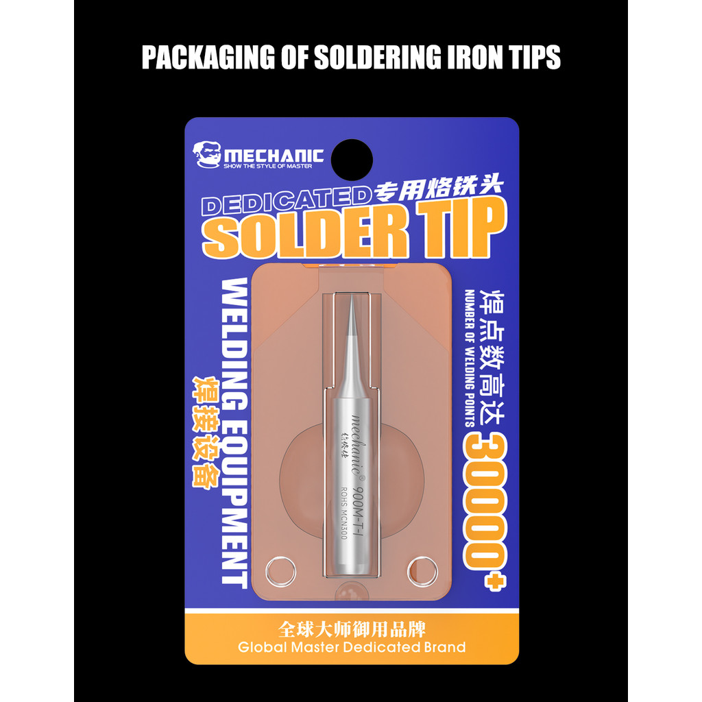 Mechanic 900M-T Series Lead free Pure Copper Electric Soldering Iron Tip Welding Tips