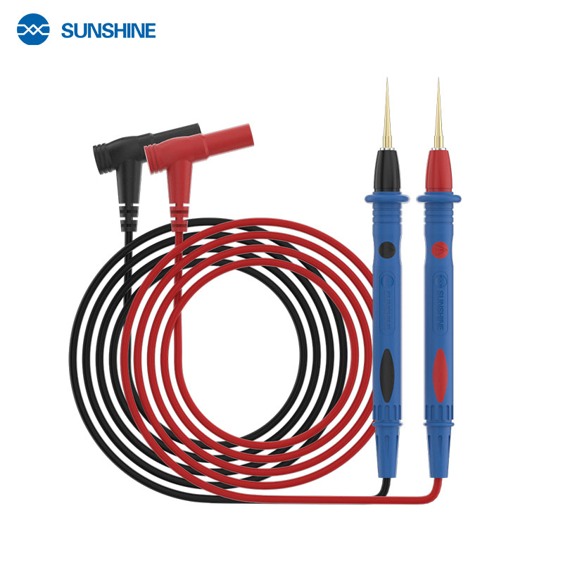  Sunshine SS-024B Interchangeable gold-plated stainless steel multimeter test leads