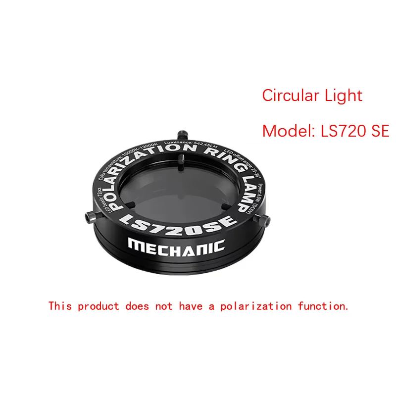 Mechanic LS720SE Microscope Ring Light Polarized Ring Lamp