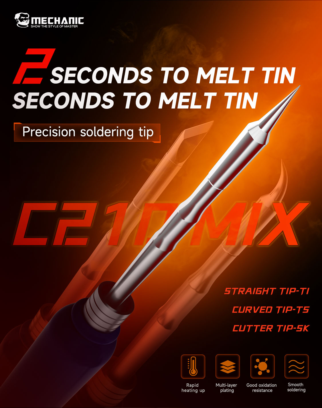 Mechanic C210 Soldering Tip