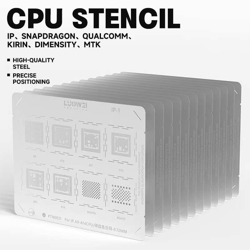 Luowei CPU Stencil Set Per pc
