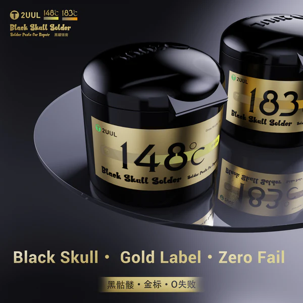  2UUL Black Skull Soldering Paste Zero Cold Solder