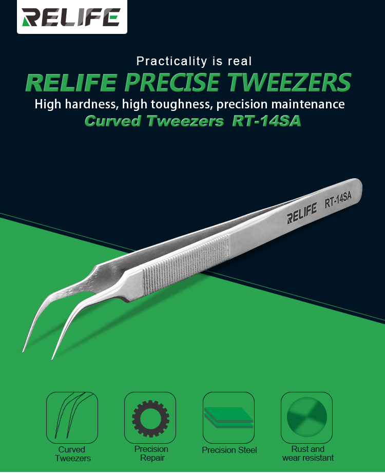 Relife High Precision Fine Tweezer