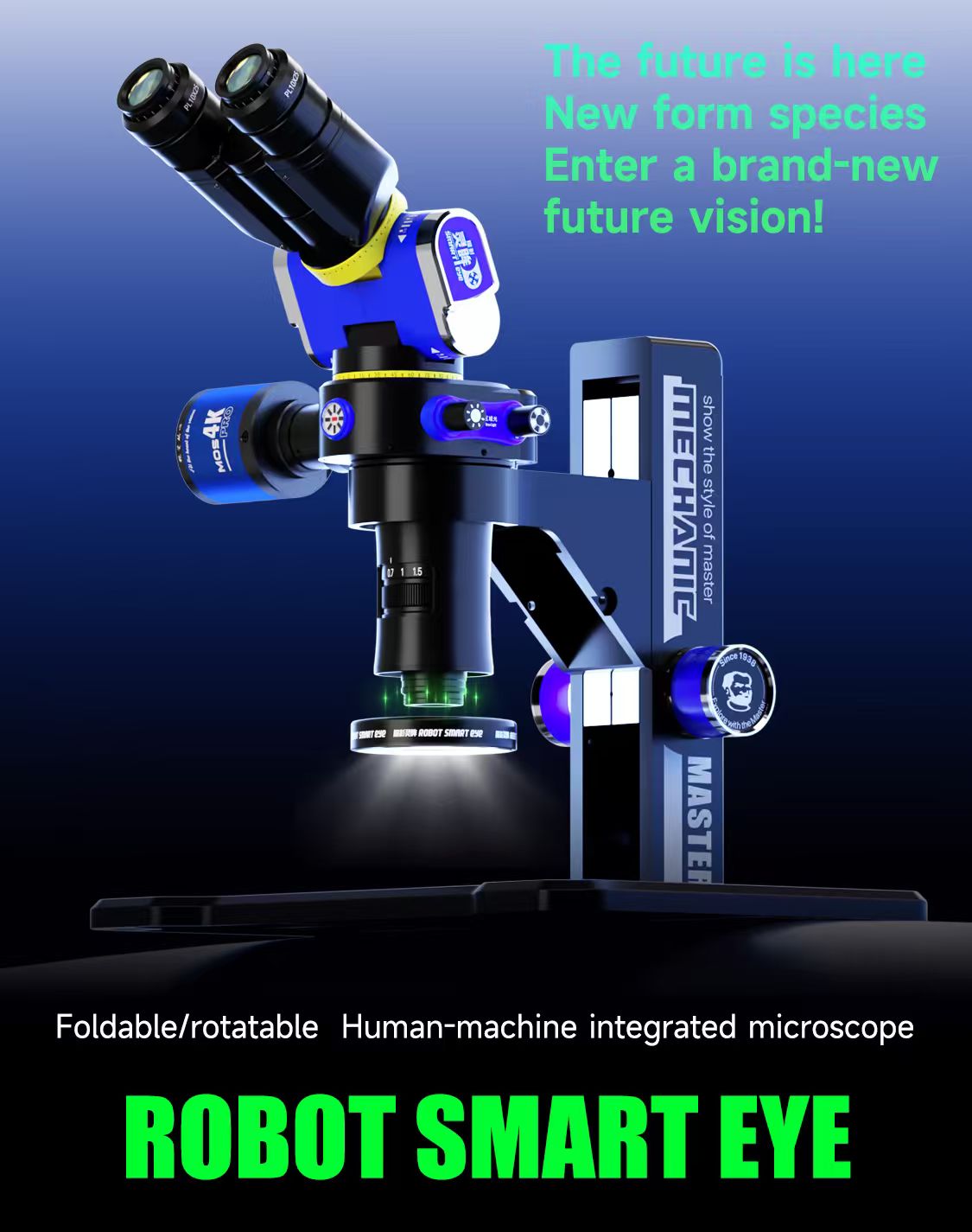 Mechanic Smart Eye Trinocular Microscope