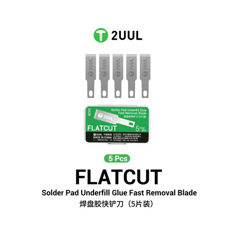 2UUL Flatcut Blade for Glue Cleaning