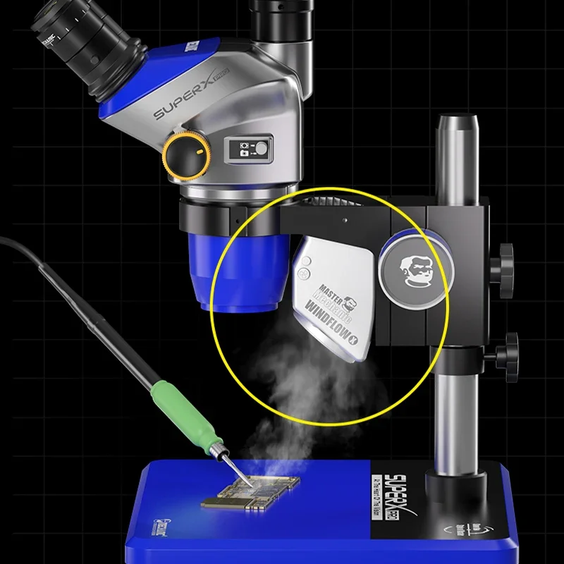Mechanic Windflow Powerful Microscope Fume Smoking Instrument
