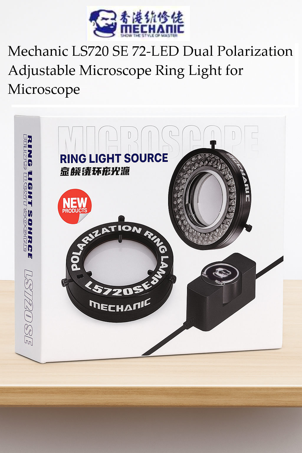 Mechanic LS720SE Microscope Ring Light Polarized Ring Lamp