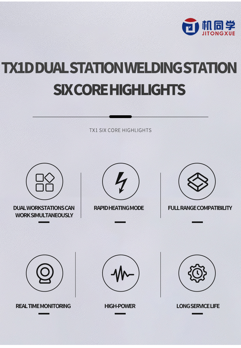 Jtx TX1-D Transformer Based Soldering Station Dual Handle