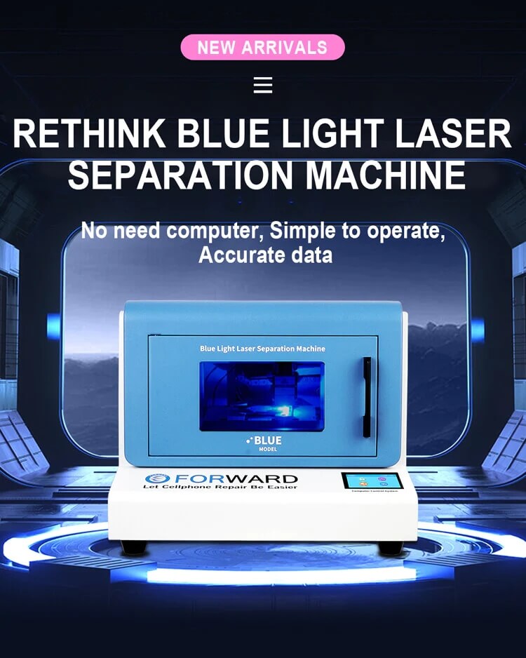 Forward Bluelight Laser Machine for Backglass